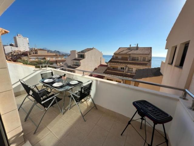 Sublime Appartement Vue Mer Avec Piscine El Campello Bagian luar foto